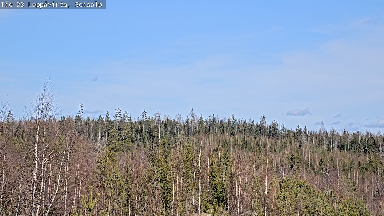 Weather Camera Image Väg 23 Leppävirta, Soisalo, Leppävirta, Pohjois-Savo