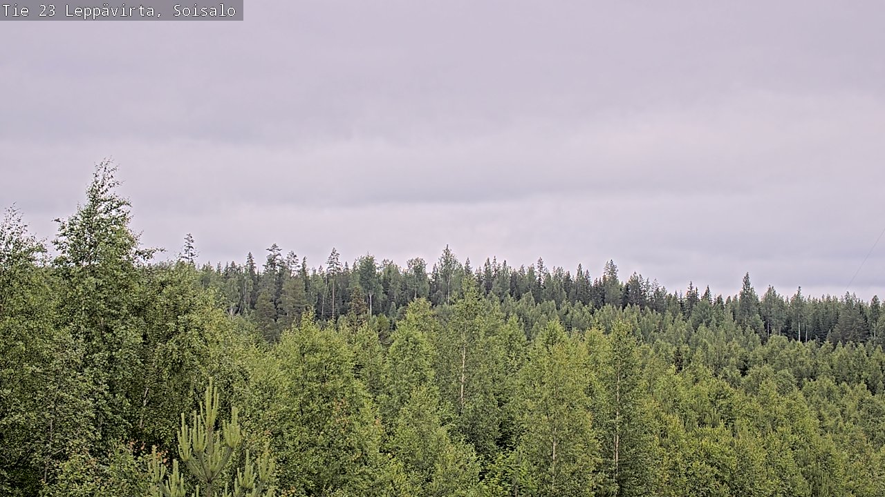 Weather Camera Image Väg 23 Leppävirta, Soisalo, Leppävirta, Pohjois-Savo