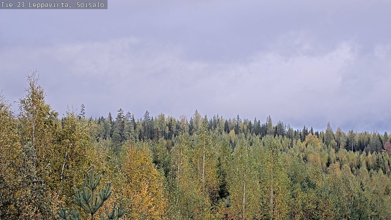 Weather Camera Image Väg 23 Leppävirta, Soisalo, Leppävirta, Pohjois-Savo