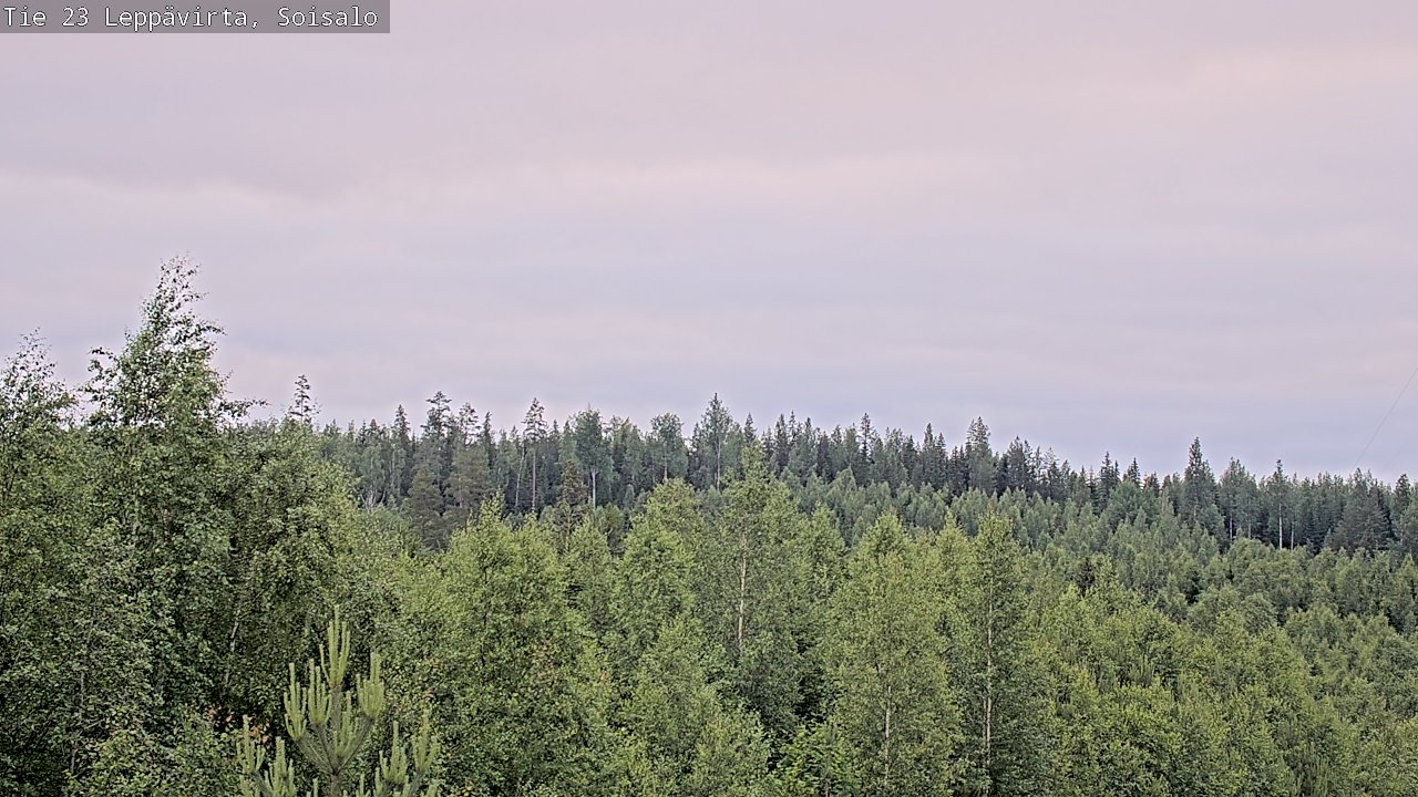 Weather Camera Image Väg 23 Leppävirta, Soisalo, Leppävirta, Pohjois-Savo