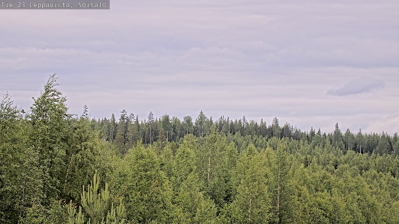 Weather Camera Image Väg 23 Leppävirta, Soisalo, Leppävirta, Pohjois-Savo