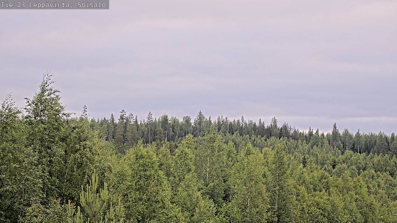 Weather Camera Image Väg 23 Leppävirta, Soisalo, Leppävirta, Pohjois-Savo