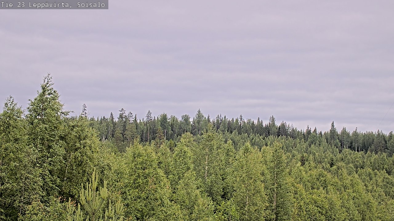 Weather Camera Image Väg 23 Leppävirta, Soisalo, Leppävirta, Pohjois-Savo