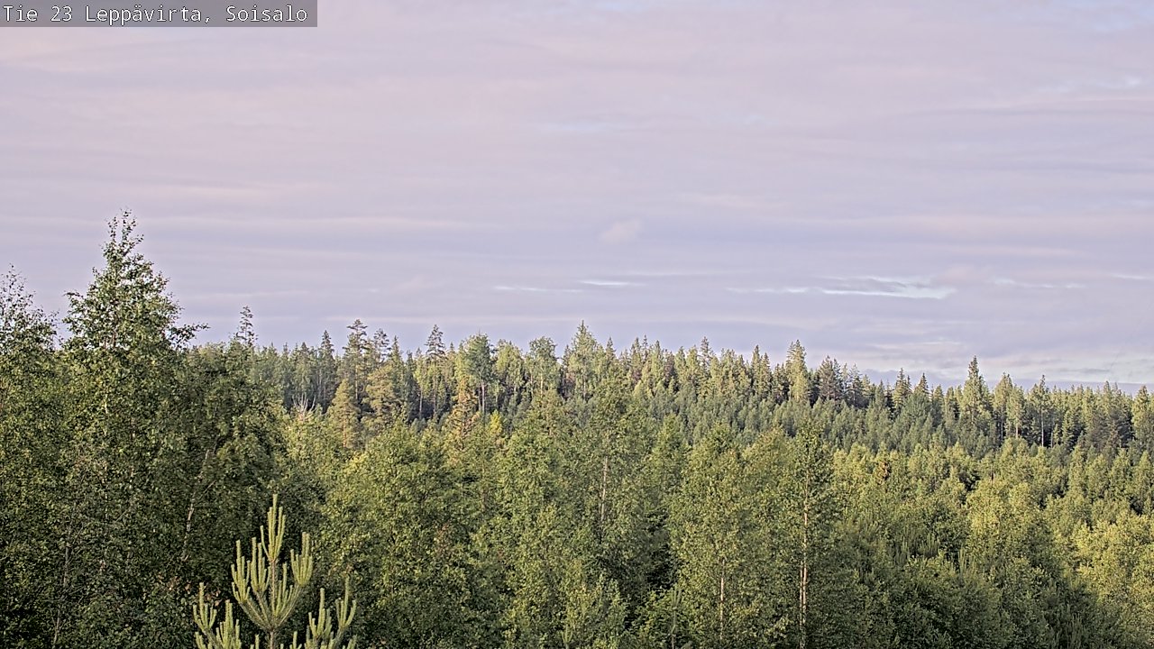 Weather Camera Image Väg 23 Leppävirta, Soisalo, Leppävirta, Pohjois-Savo