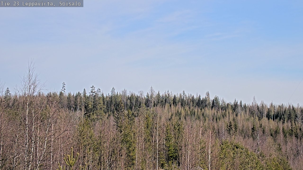 Weather Camera Image Väg 23 Leppävirta, Soisalo, Leppävirta, Pohjois-Savo