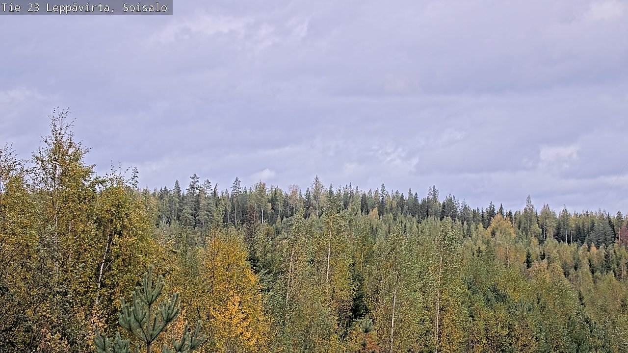 Weather Camera Image Väg 23 Leppävirta, Soisalo, Leppävirta, Pohjois-Savo