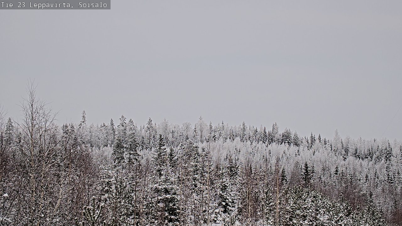 Weather Camera Image Road 23 Leppävirta, Soisalo, Leppävirta, Pohjois-Savo