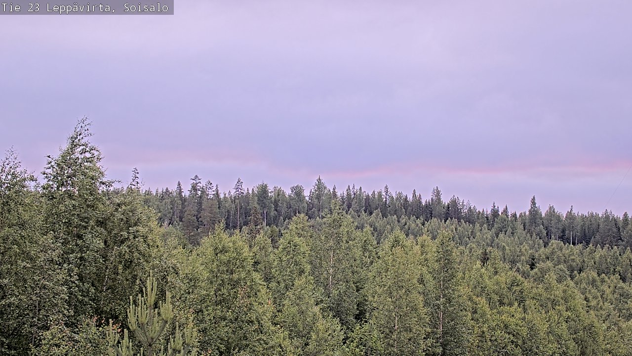 Weather Camera Image Väg 23 Leppävirta, Soisalo, Leppävirta, Pohjois-Savo