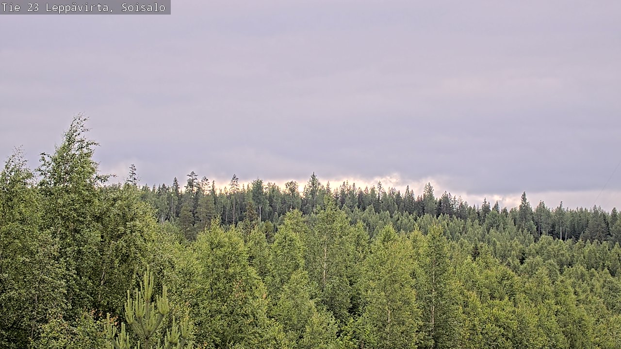 Weather Camera Image Väg 23 Leppävirta, Soisalo, Leppävirta, Pohjois-Savo