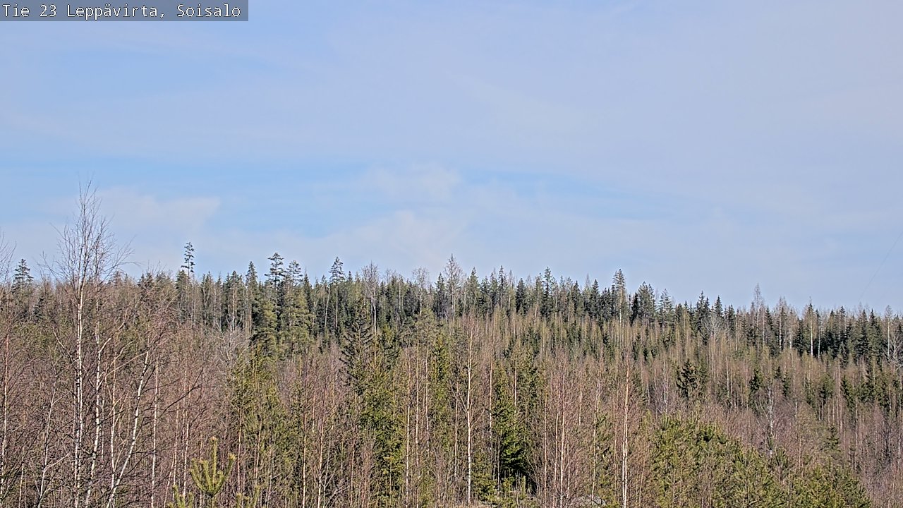 Weather Camera Image Väg 23 Leppävirta, Soisalo, Leppävirta, Pohjois-Savo