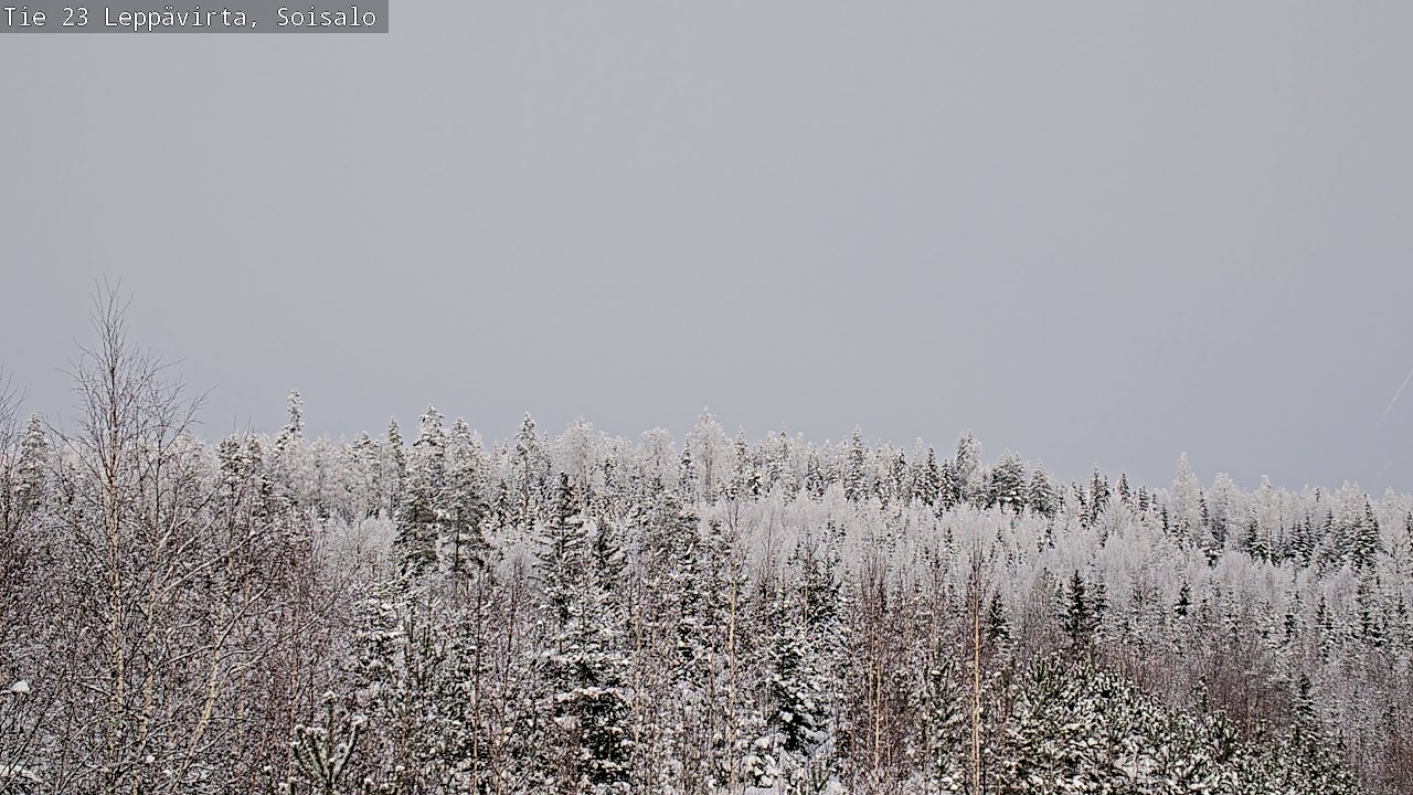 Weather Camera Image Road 23 Leppävirta, Soisalo, Leppävirta, Pohjois-Savo