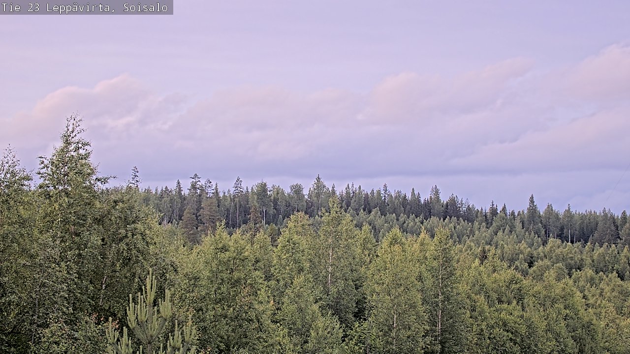 Weather Camera Image Väg 23 Leppävirta, Soisalo, Leppävirta, Pohjois-Savo
