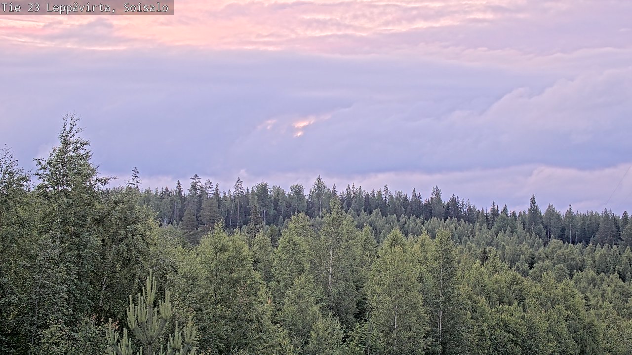 Weather Camera Image Väg 23 Leppävirta, Soisalo, Leppävirta, Pohjois-Savo