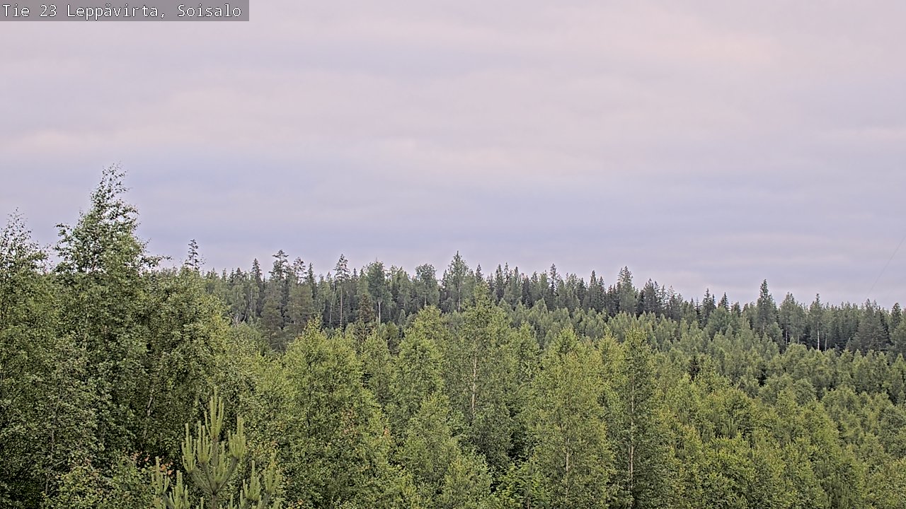 Weather Camera Image Väg 23 Leppävirta, Soisalo, Leppävirta, Pohjois-Savo