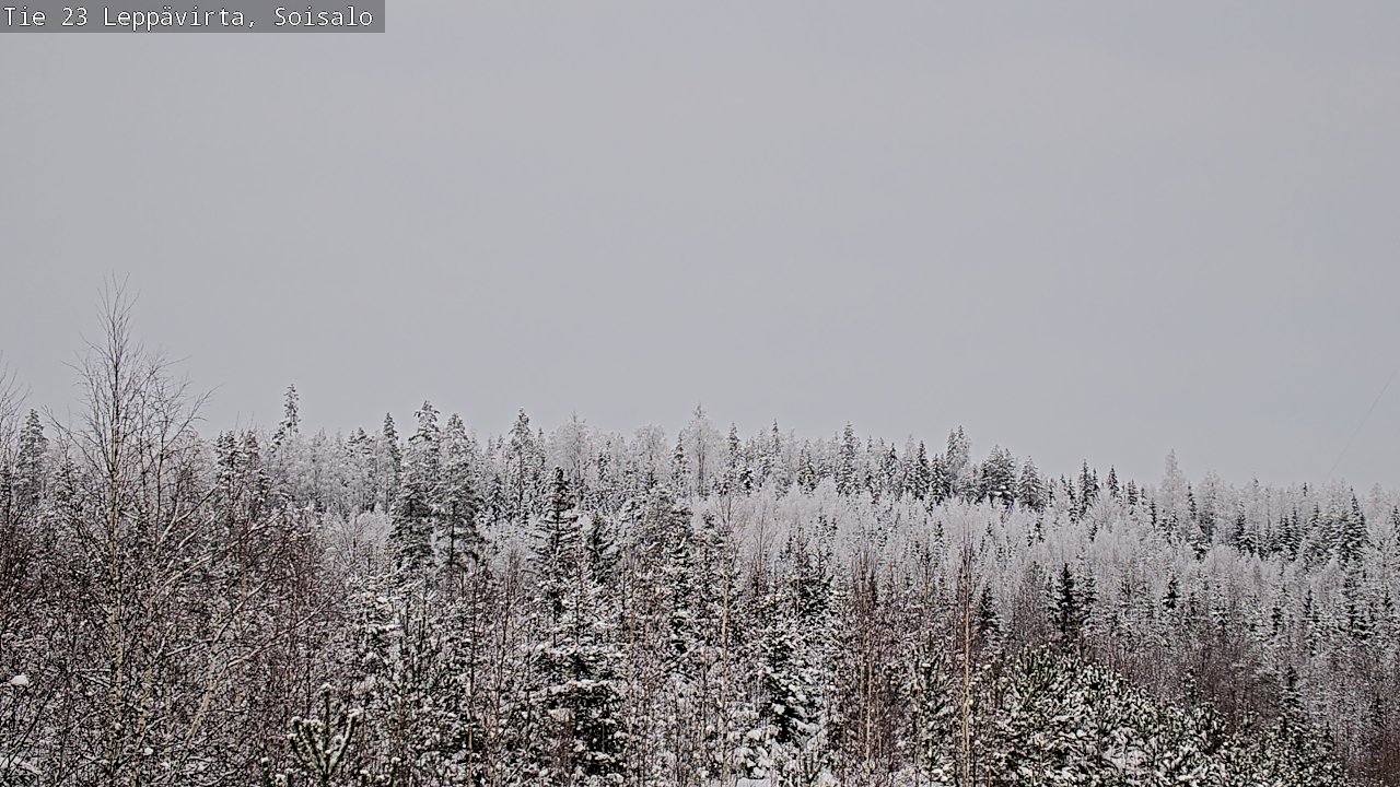 Weather Camera Image Road 23 Leppävirta, Soisalo, Leppävirta, Pohjois-Savo