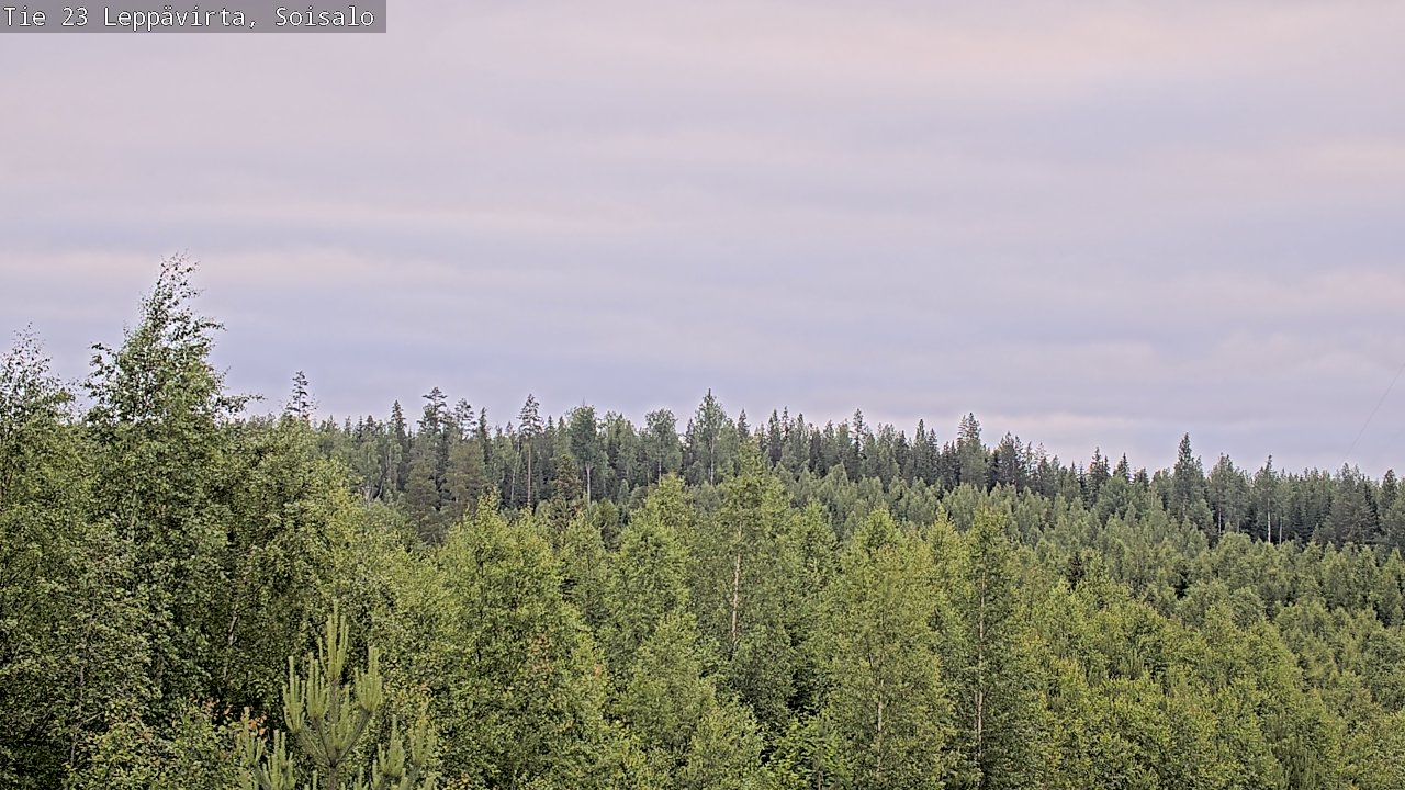 Weather Camera Image Väg 23 Leppävirta, Soisalo, Leppävirta, Pohjois-Savo