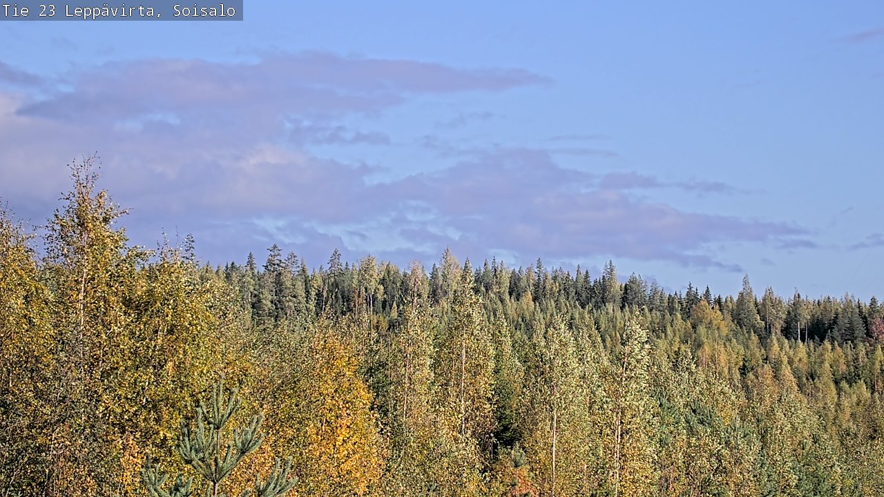 Weather Camera Image Väg 23 Leppävirta, Soisalo, Leppävirta, Pohjois-Savo