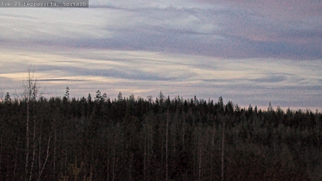 Weather Camera Image Väg 23 Leppävirta, Soisalo, Leppävirta, Pohjois-Savo