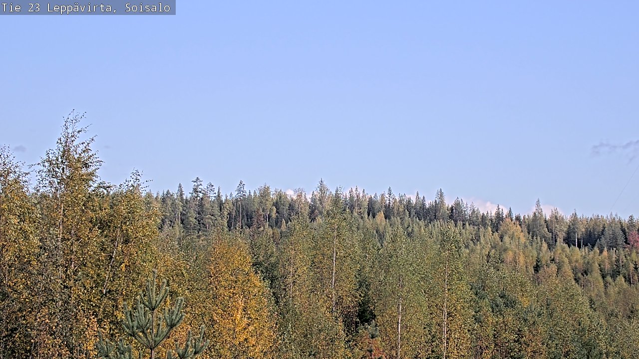 Weather Camera Image Väg 23 Leppävirta, Soisalo, Leppävirta, Pohjois-Savo