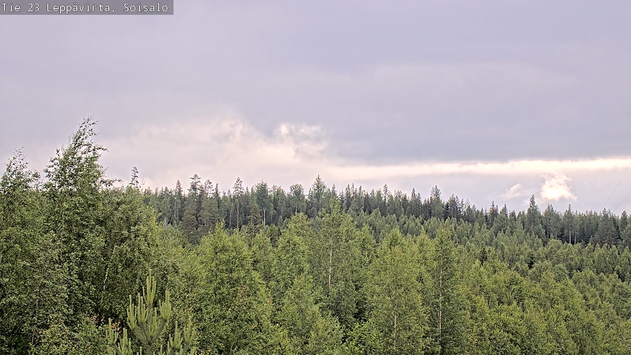 Weather Camera Image Väg 23 Leppävirta, Soisalo, Leppävirta, Pohjois-Savo