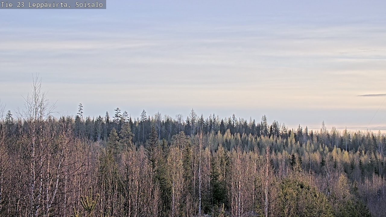 Weather Camera Image Väg 23 Leppävirta, Soisalo, Leppävirta, Pohjois-Savo