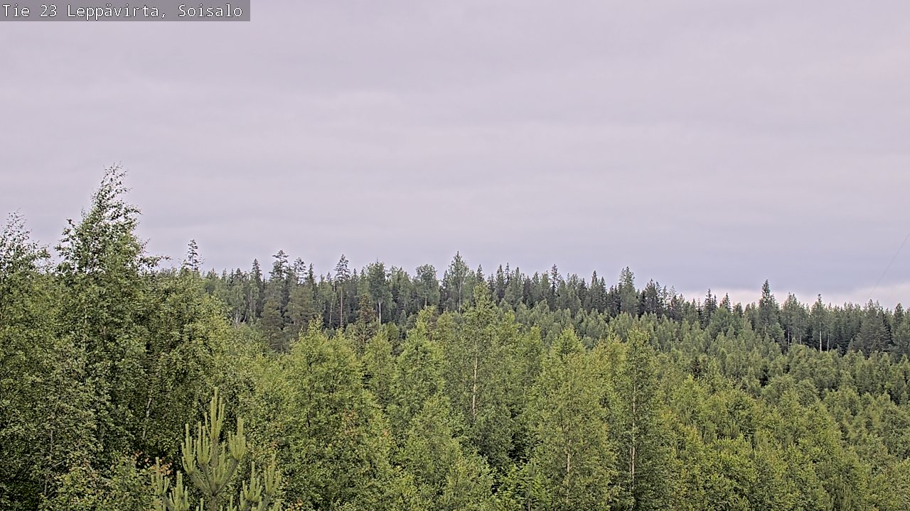 Weather Camera Image Väg 23 Leppävirta, Soisalo, Leppävirta, Pohjois-Savo