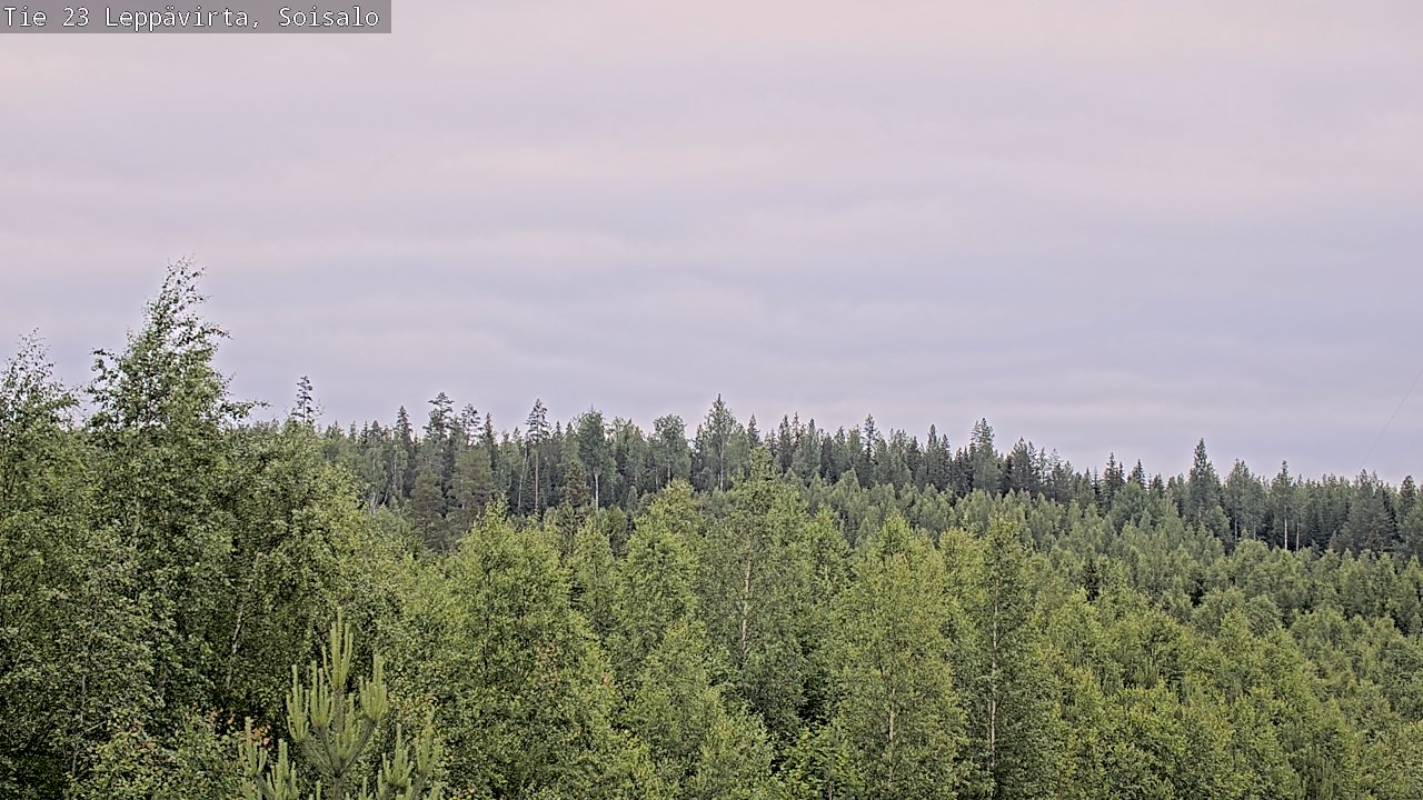 Weather Camera Image Väg 23 Leppävirta, Soisalo, Leppävirta, Pohjois-Savo