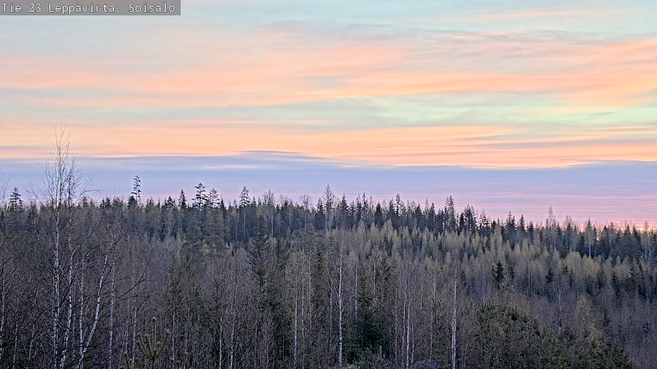 Weather Camera Image Väg 23 Leppävirta, Soisalo, Leppävirta, Pohjois-Savo