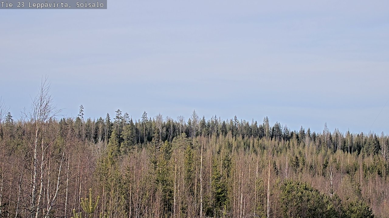 Weather Camera Image Väg 23 Leppävirta, Soisalo, Leppävirta, Pohjois-Savo
