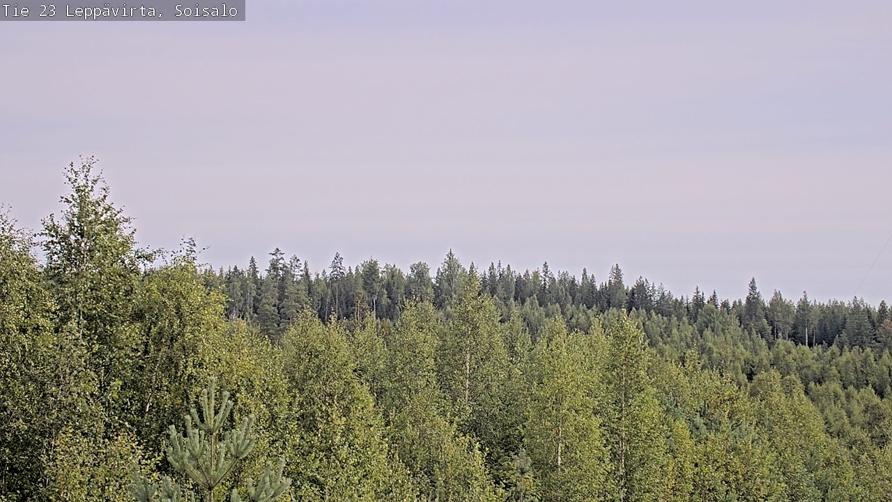 Weather Camera Image Road 23 Leppävirta, Soisalo, Leppävirta, Pohjois-Savo