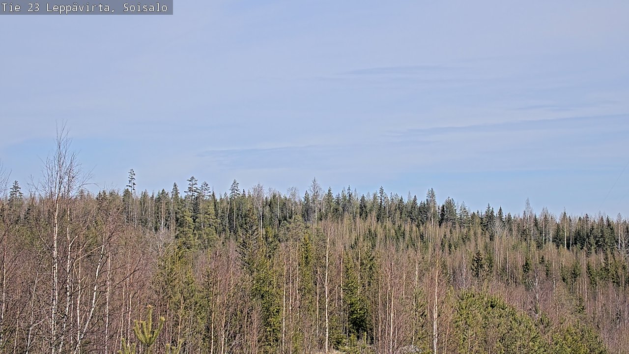 Weather Camera Image Väg 23 Leppävirta, Soisalo, Leppävirta, Pohjois-Savo