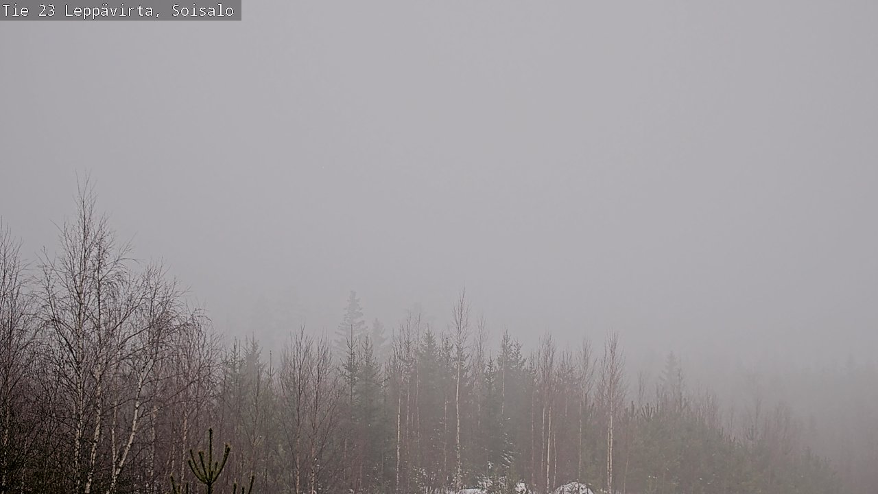 Weather Camera Image Road 23 Leppävirta, Soisalo, Leppävirta, Pohjois-Savo