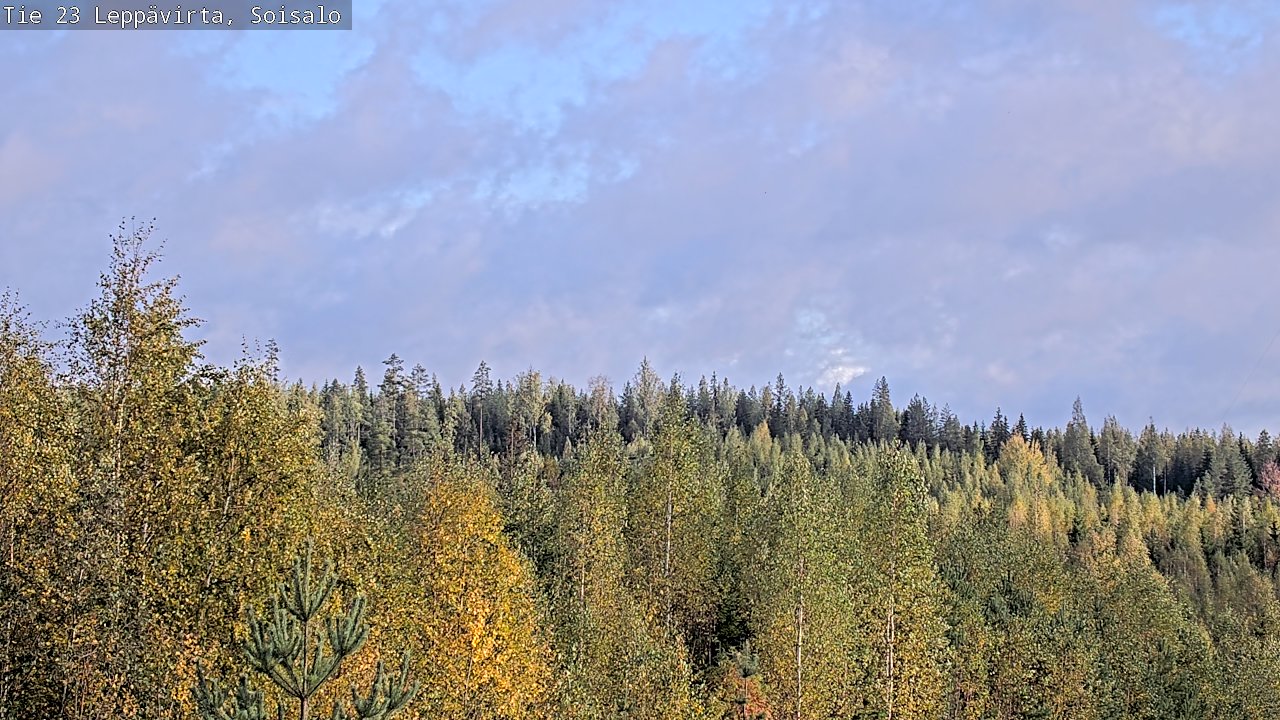 Weather Camera Image Väg 23 Leppävirta, Soisalo, Leppävirta, Pohjois-Savo