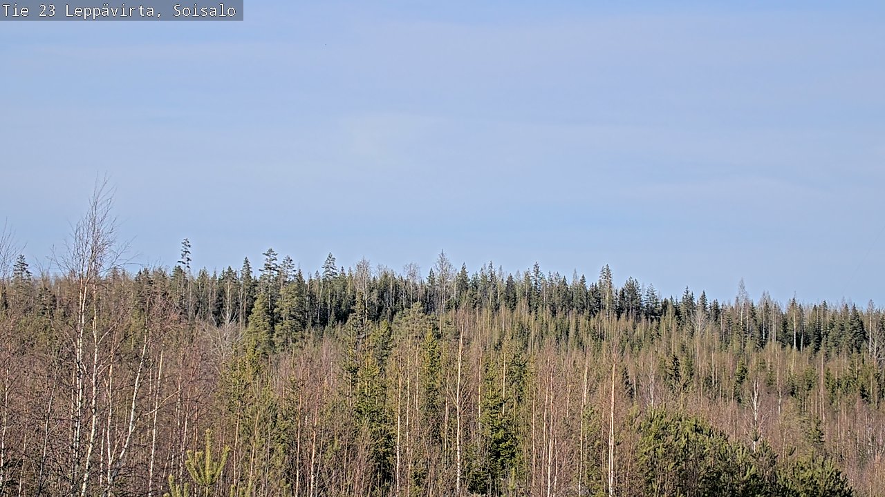 Weather Camera Image Väg 23 Leppävirta, Soisalo, Leppävirta, Pohjois-Savo