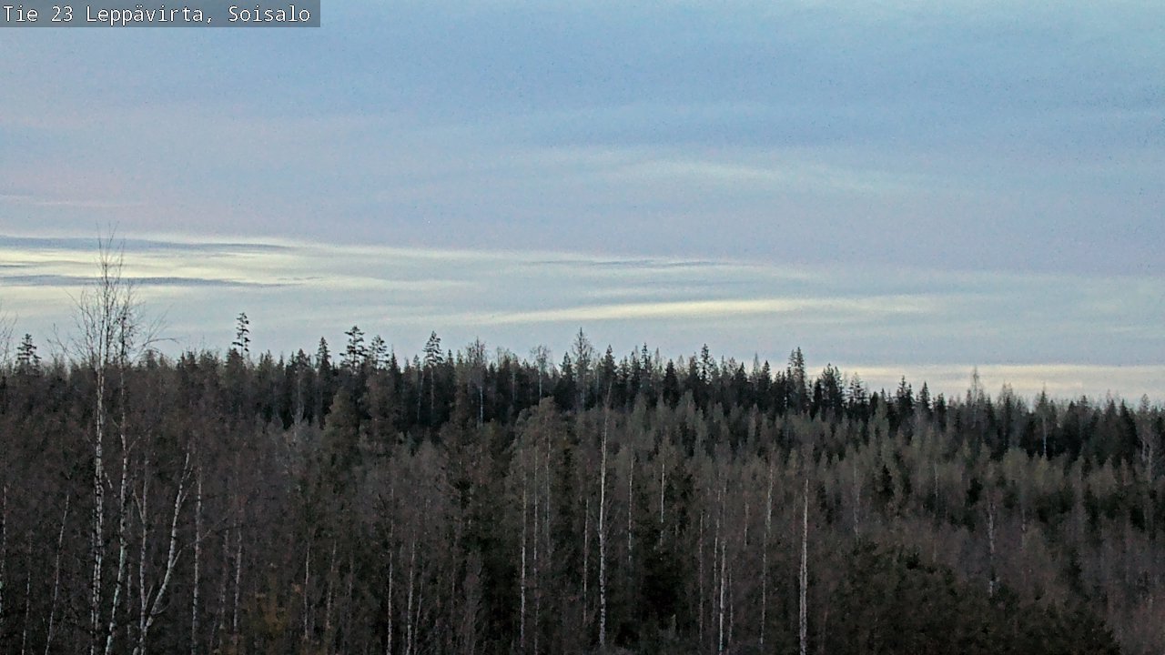 Weather Camera Image Väg 23 Leppävirta, Soisalo, Leppävirta, Pohjois-Savo