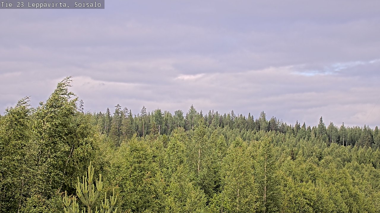 Weather Camera Image Väg 23 Leppävirta, Soisalo, Leppävirta, Pohjois-Savo