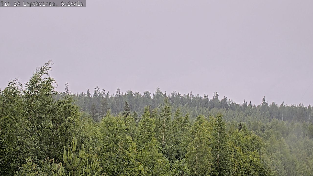 Weather Camera Image Road 23 Leppävirta, Soisalo, Leppävirta, Pohjois-Savo