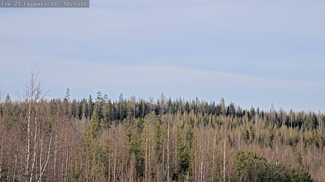 Weather Camera Image Väg 23 Leppävirta, Soisalo, Leppävirta, Pohjois-Savo