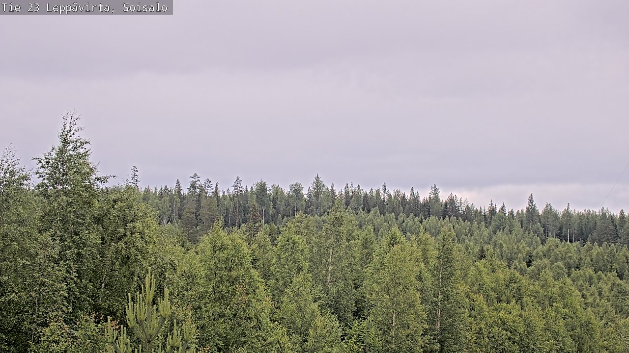 Weather Camera Image Väg 23 Leppävirta, Soisalo, Leppävirta, Pohjois-Savo