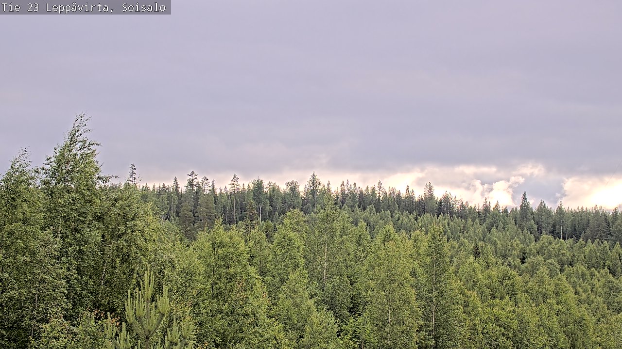 Weather Camera Image Väg 23 Leppävirta, Soisalo, Leppävirta, Pohjois-Savo
