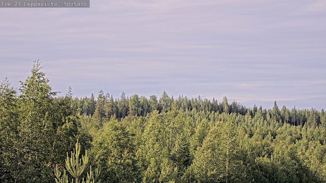 Weather Camera Image Väg 23 Leppävirta, Soisalo, Leppävirta, Pohjois-Savo