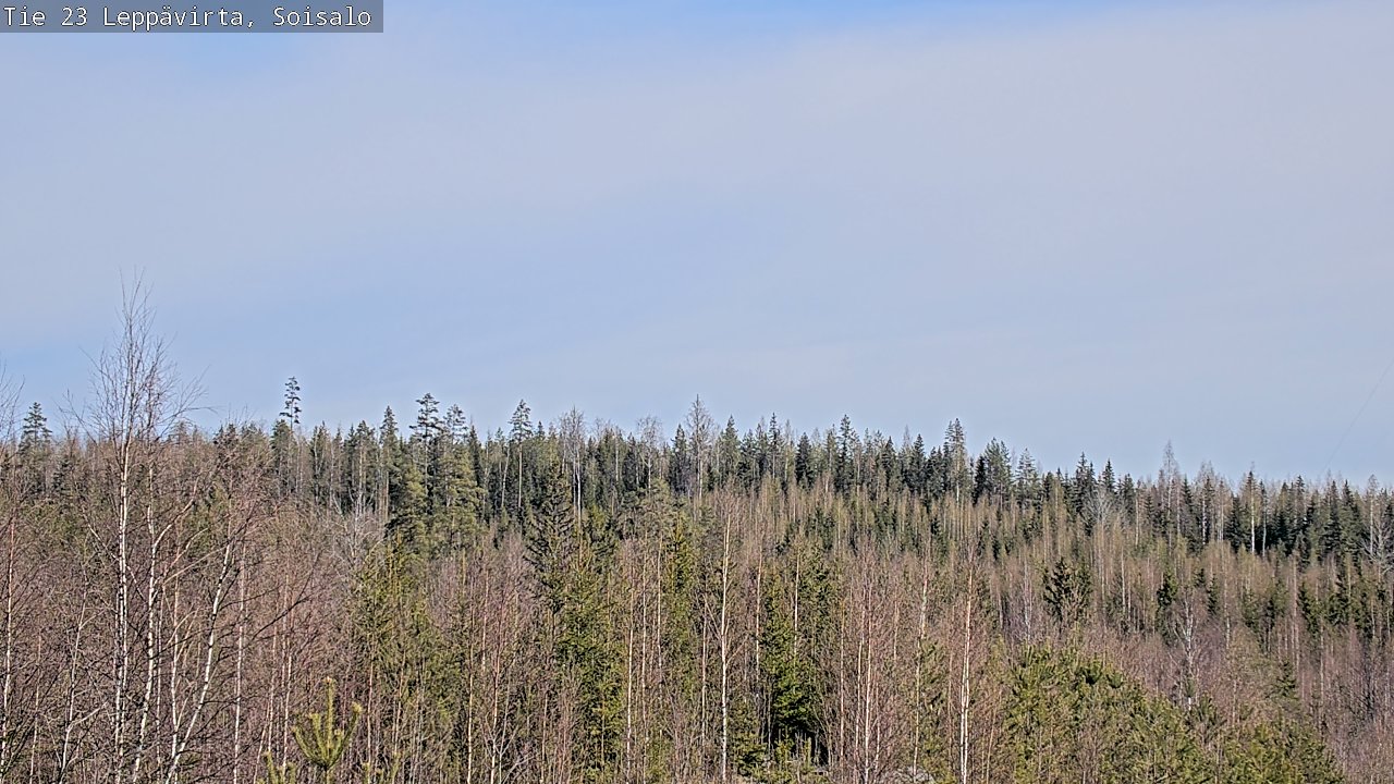 Weather Camera Image Väg 23 Leppävirta, Soisalo, Leppävirta, Pohjois-Savo