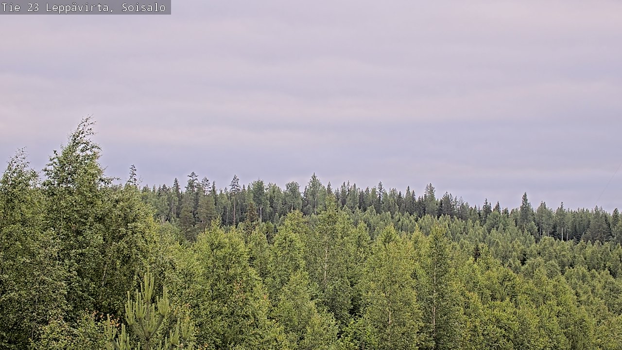 Weather Camera Image Väg 23 Leppävirta, Soisalo, Leppävirta, Pohjois-Savo