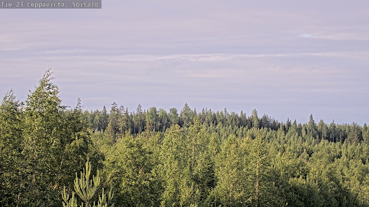 Weather Camera Image Väg 23 Leppävirta, Soisalo, Leppävirta, Pohjois-Savo