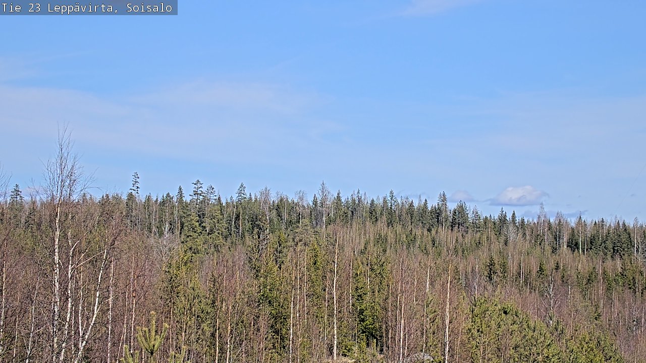 Weather Camera Image Väg 23 Leppävirta, Soisalo, Leppävirta, Pohjois-Savo