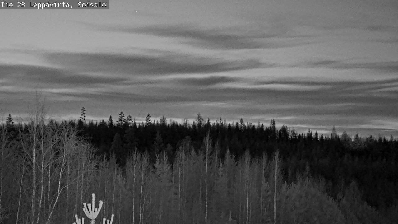 Weather Camera Image Väg 23 Leppävirta, Soisalo, Leppävirta, Pohjois-Savo