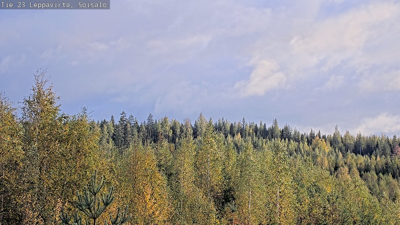 Weather Camera Image Väg 23 Leppävirta, Soisalo, Leppävirta, Pohjois-Savo