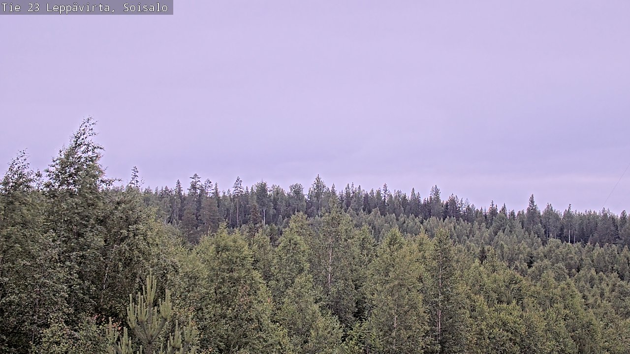 Weather Camera Image Väg 23 Leppävirta, Soisalo, Leppävirta, Pohjois-Savo