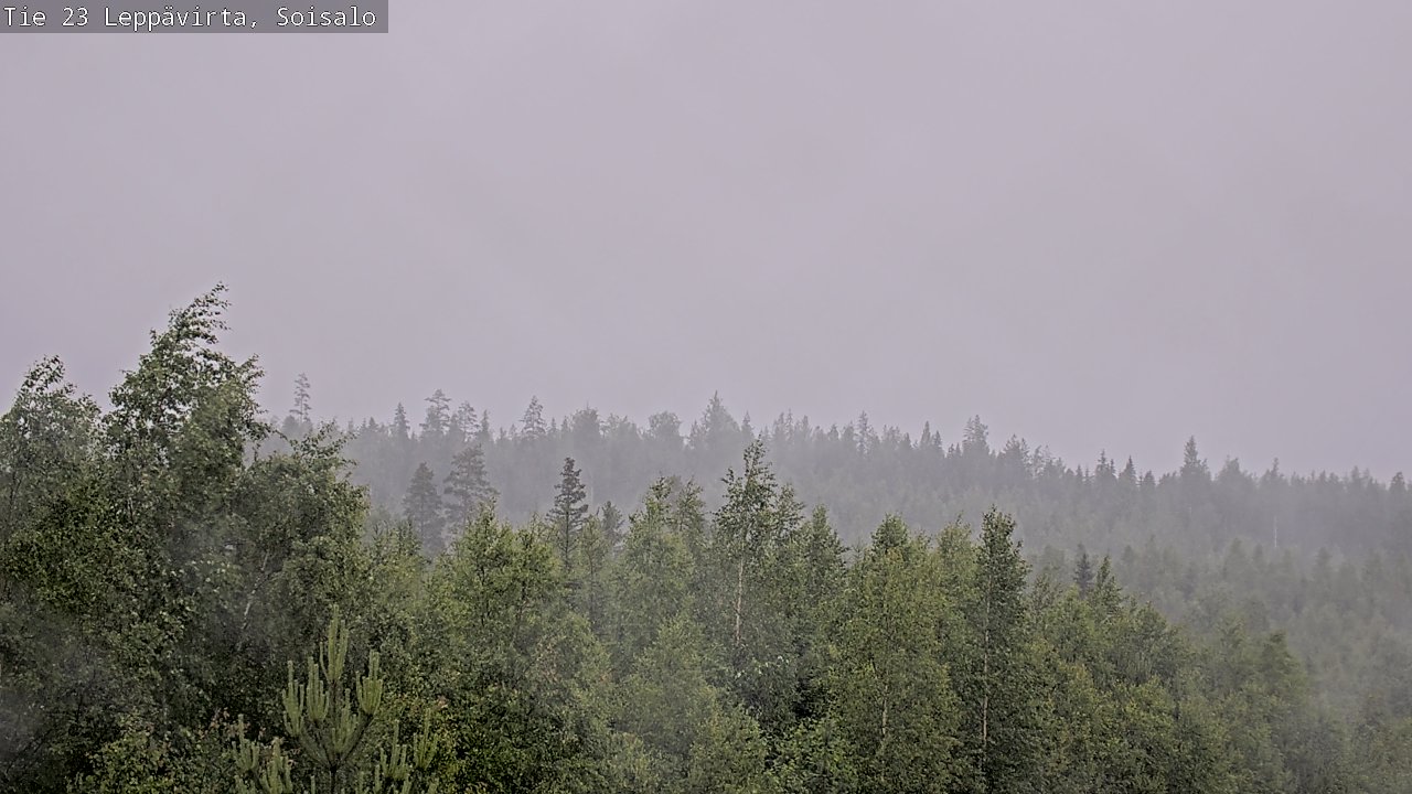 Weather Camera Image Road 23 Leppävirta, Soisalo, Leppävirta, Pohjois-Savo