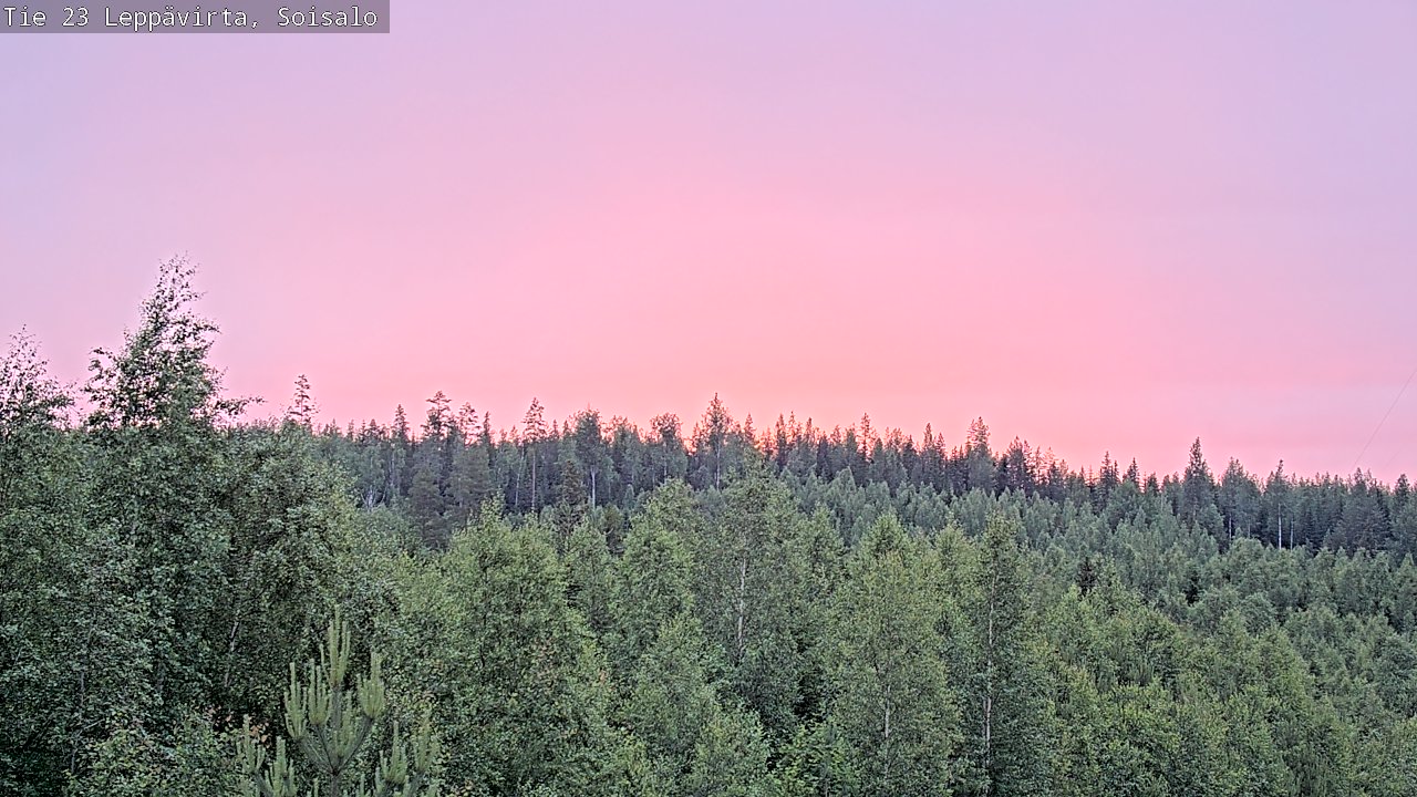 Weather Camera Image Väg 23 Leppävirta, Soisalo, Leppävirta, Pohjois-Savo